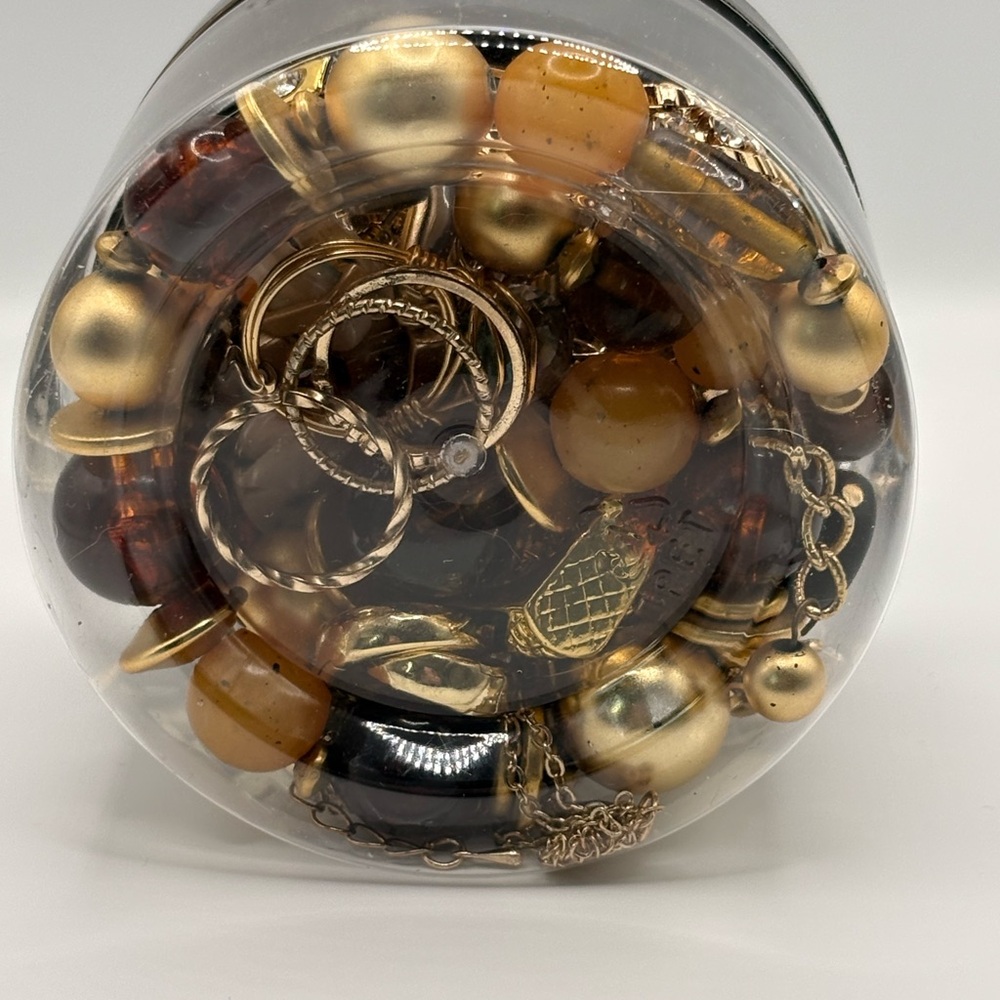 Gold-Tone Mystery Jewelry Jar - Picture 5 of 5